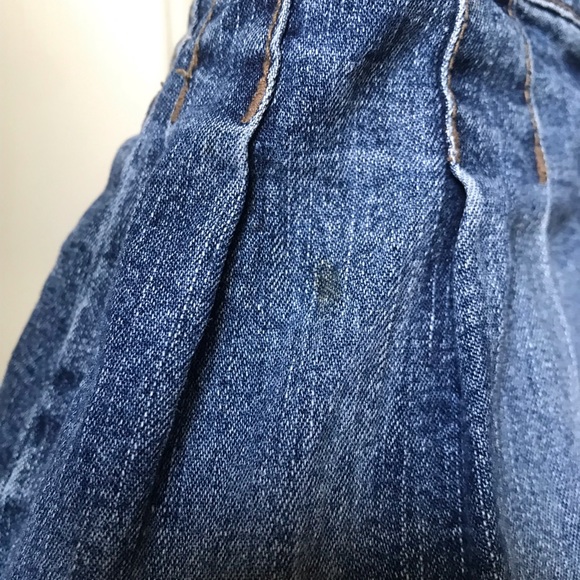 Denim pleated miniskirt (size 1) - Picture 3 of 3